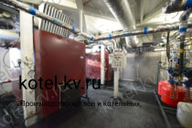 Котлы КВр в модульной котельной 1000 кВт