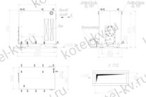 Котел на дровах 600 КВт чертежи
